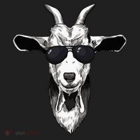 Goat With Sunglasses Women's Sweatshirt thumb 2