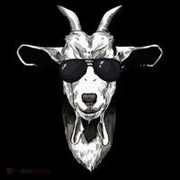 Goat With Sunglasses Doggie Tank thumb 4