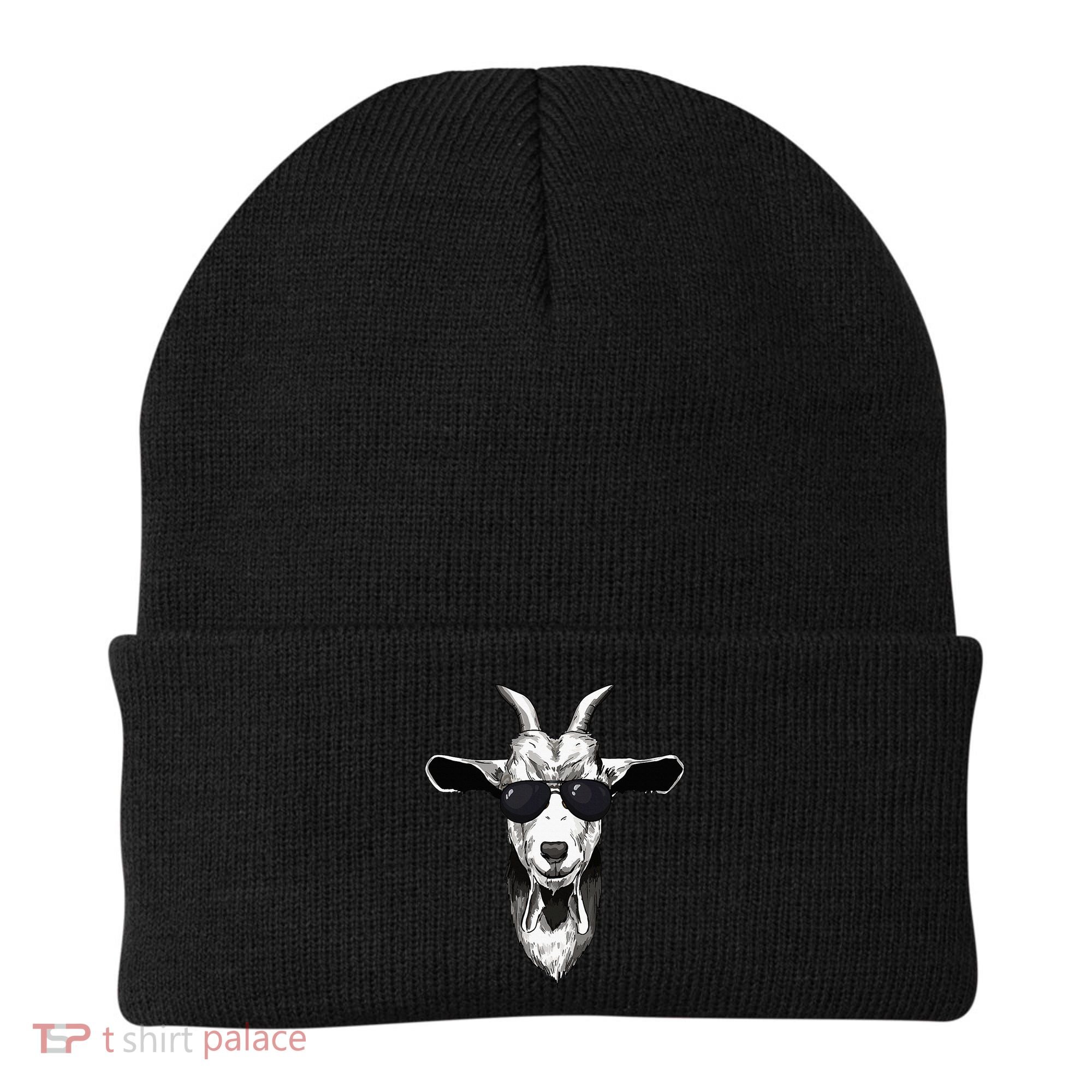 Goat With Sunglasses Beanie