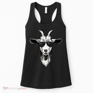 Goat With Sunglasses Women's Tank Top