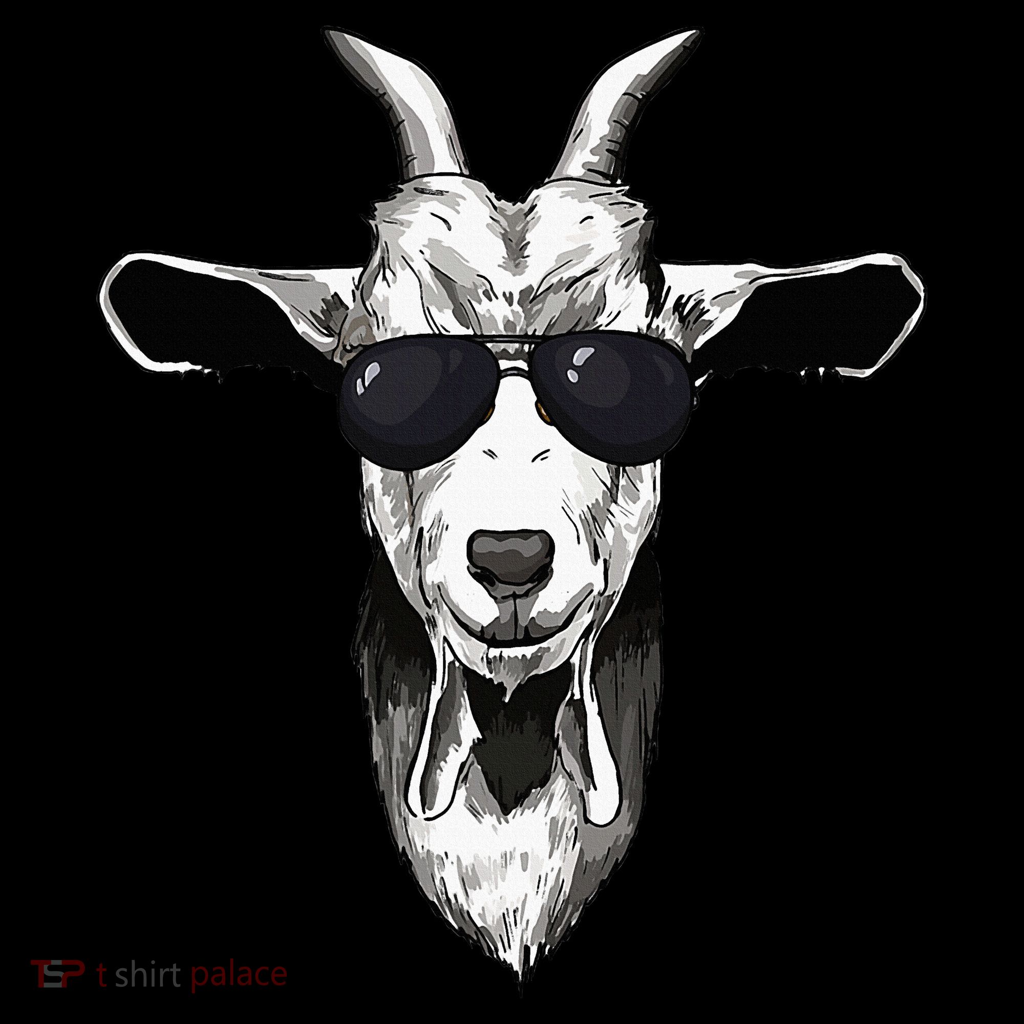 Goat With Sunglasses Women's Tank Top