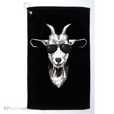 Goat With Sunglasses Golf Towel