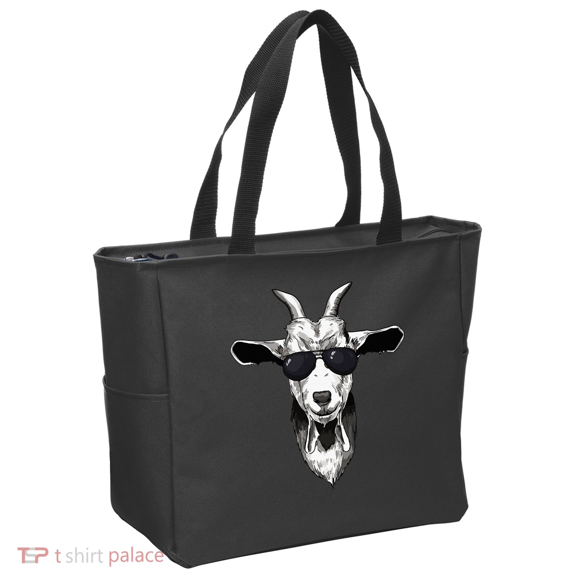 Goat With Sunglasses Tote Bag