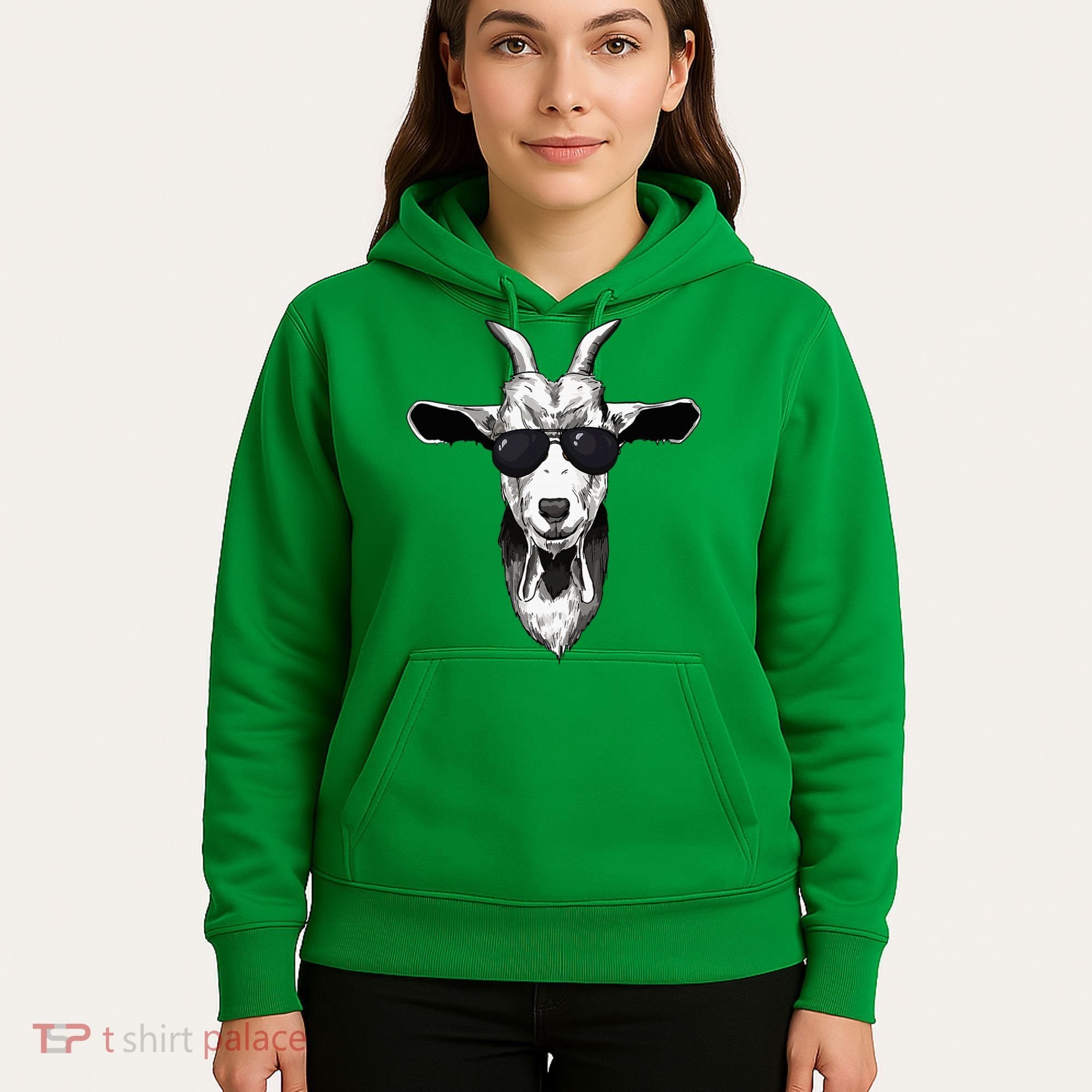 Goat With Sunglasses Hoodie