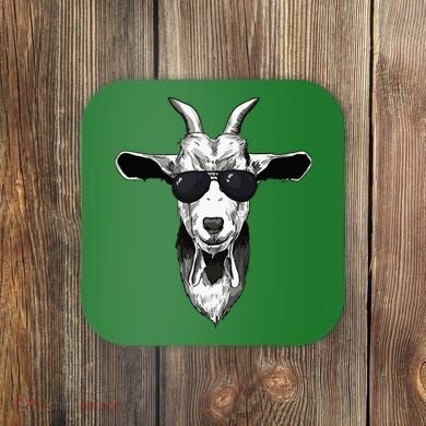 Goat With Sunglasses Coaster