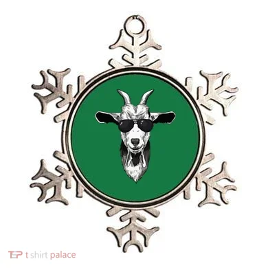 Goat With Sunglasses Ornament