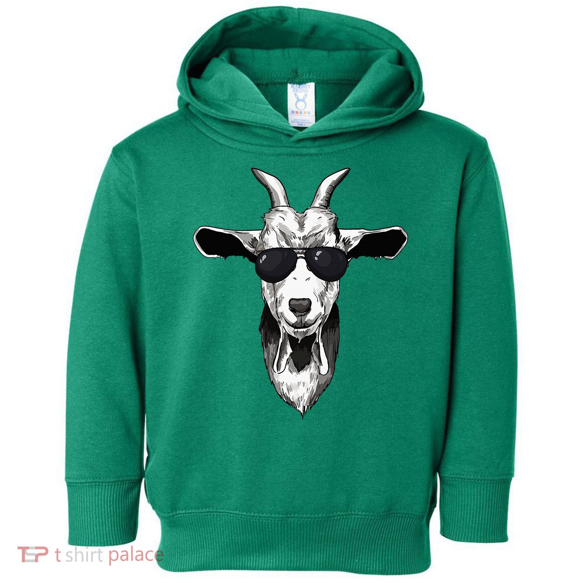 Goat With Sunglasses Toddler Hoodie