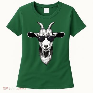 Goat With Sunglasses Women's T-Shirt