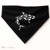 Great White Shark Lover Marine Biology Animal Science USA-Made Doggie Bandana thumb 0