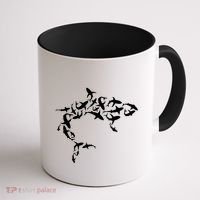 Great White Shark Lover Marine Biology Animal Science Coffee Mug thumb 1