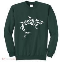 Great White Shark Lover Marine Biology Animal Science Sweatshirt thumb 0