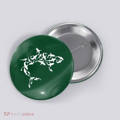 Great White Shark Lover Marine Biology Animal Science Button