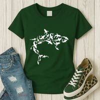 Great White Shark Lover Marine Biology Animal Science Women's T-Shirt thumb 3