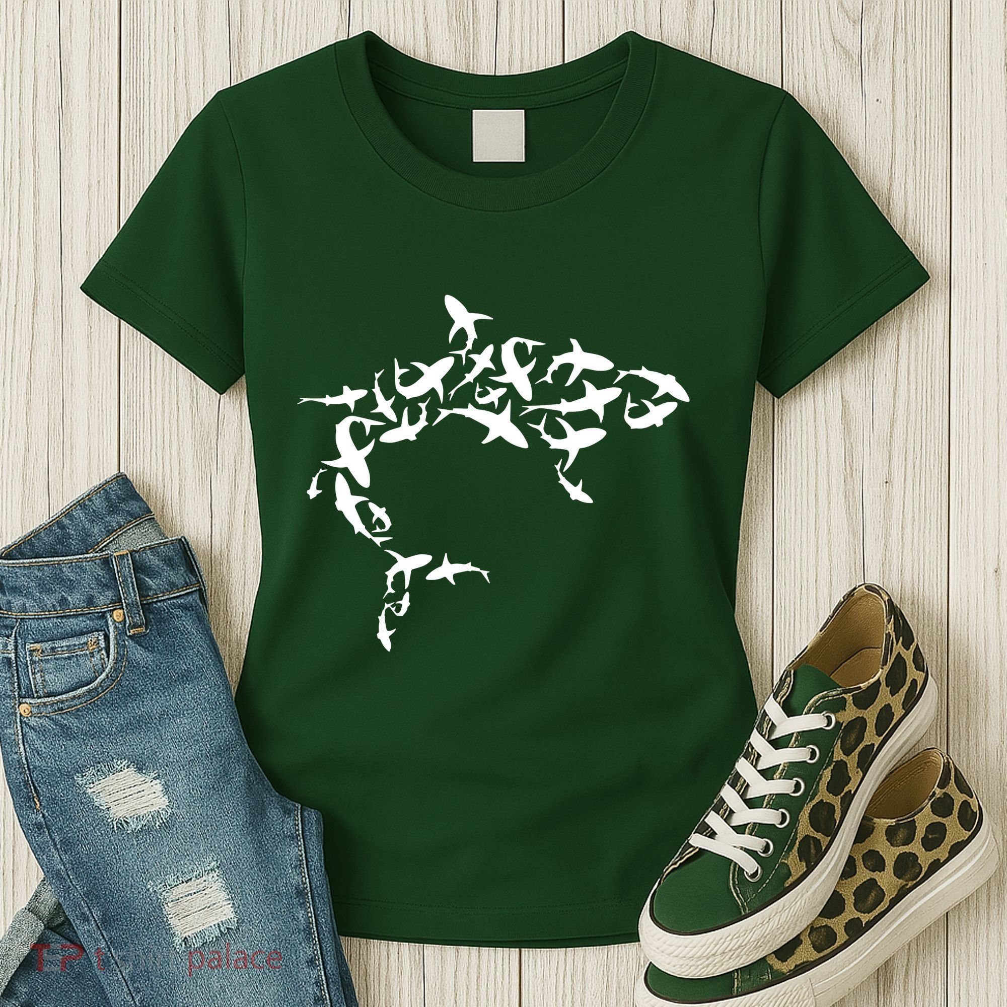 Great White Shark Lover Marine Biology Animal Science Women's T-Shirt