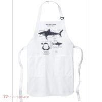 Great White Shark Anatomy Marine Biologist Apron thumb 0
