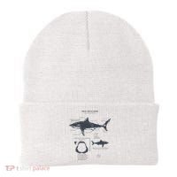 Great White Shark Anatomy Marine Biologist Beanie thumb 0