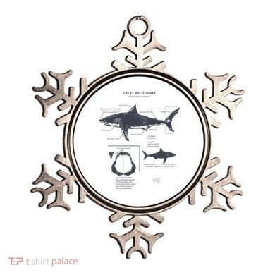 Great White Shark Anatomy Marine Biologist Ornament