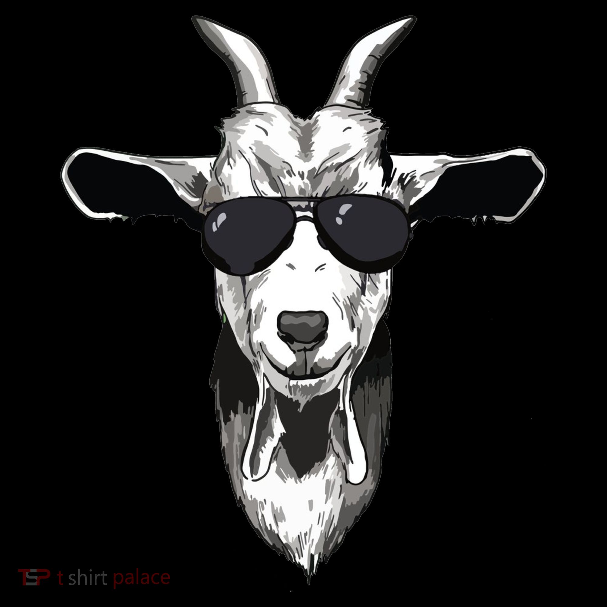 Goat With Sunglasses Tote Bag