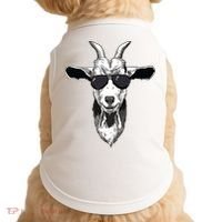 Goat With Sunglasses Doggie Tank thumb 0