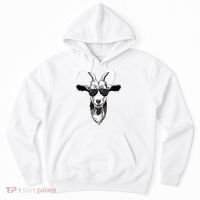 Goat With Sunglasses Hoodie thumb 0
