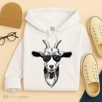 Goat With Sunglasses Hoodie thumb 4
