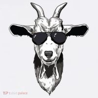 Goat With Sunglasses Long Sleeve Shirt thumb 2