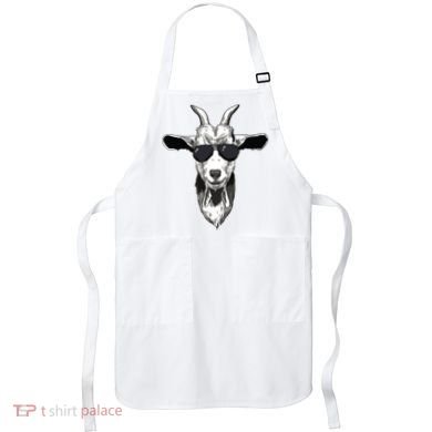 Goat With Sunglasses Apron