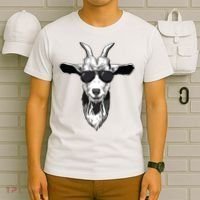 Goat With Sunglasses T-Shirt thumb 6