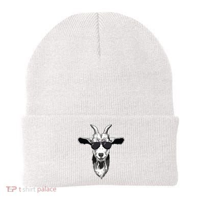 Goat With Sunglasses Beanie