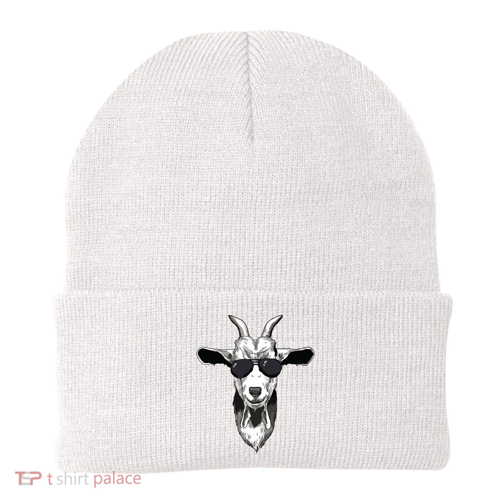 Goat With Sunglasses Beanie