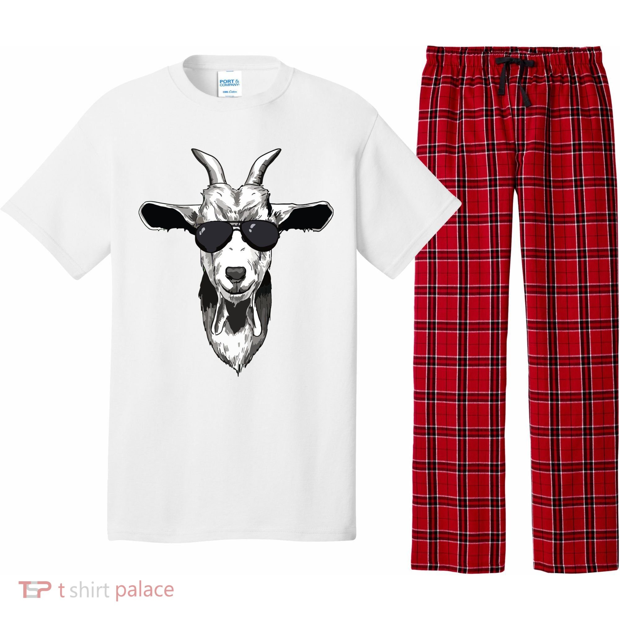 Goat With Sunglasses Pajama Set