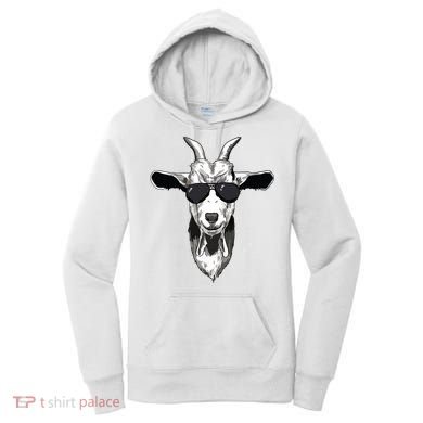 Goat With Sunglasses Women's Hoodie