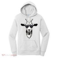 Goat With Sunglasses Women's Hoodie thumb 0
