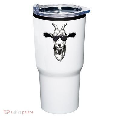 Goat With Sunglasses Tumbler