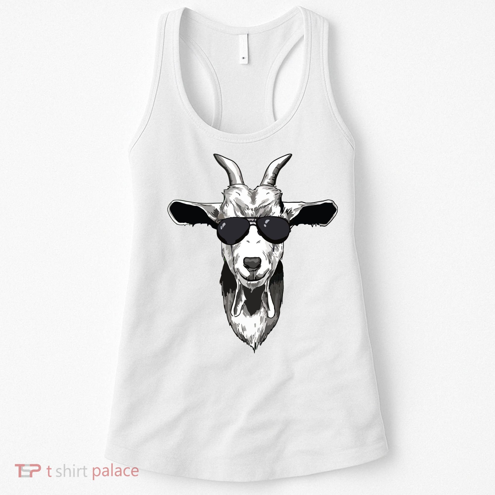 Goat With Sunglasses Women's Tank Top