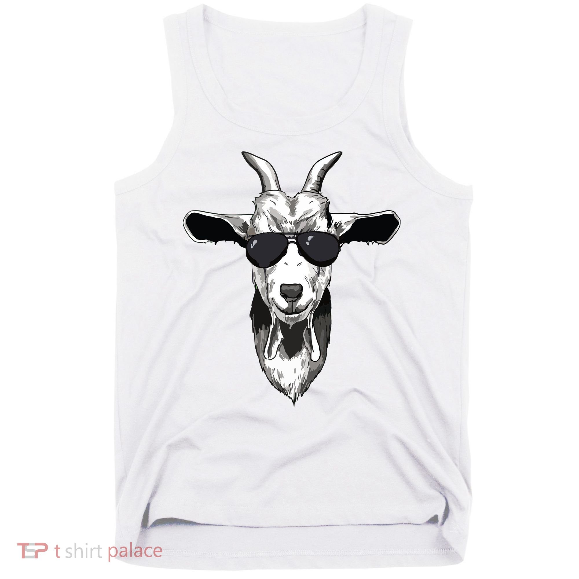 Goat With Sunglasses Tank Top