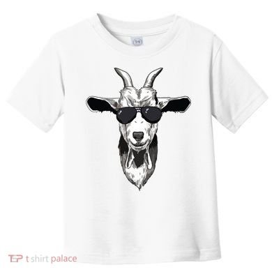 Goat With Sunglasses Toddler T-Shirt