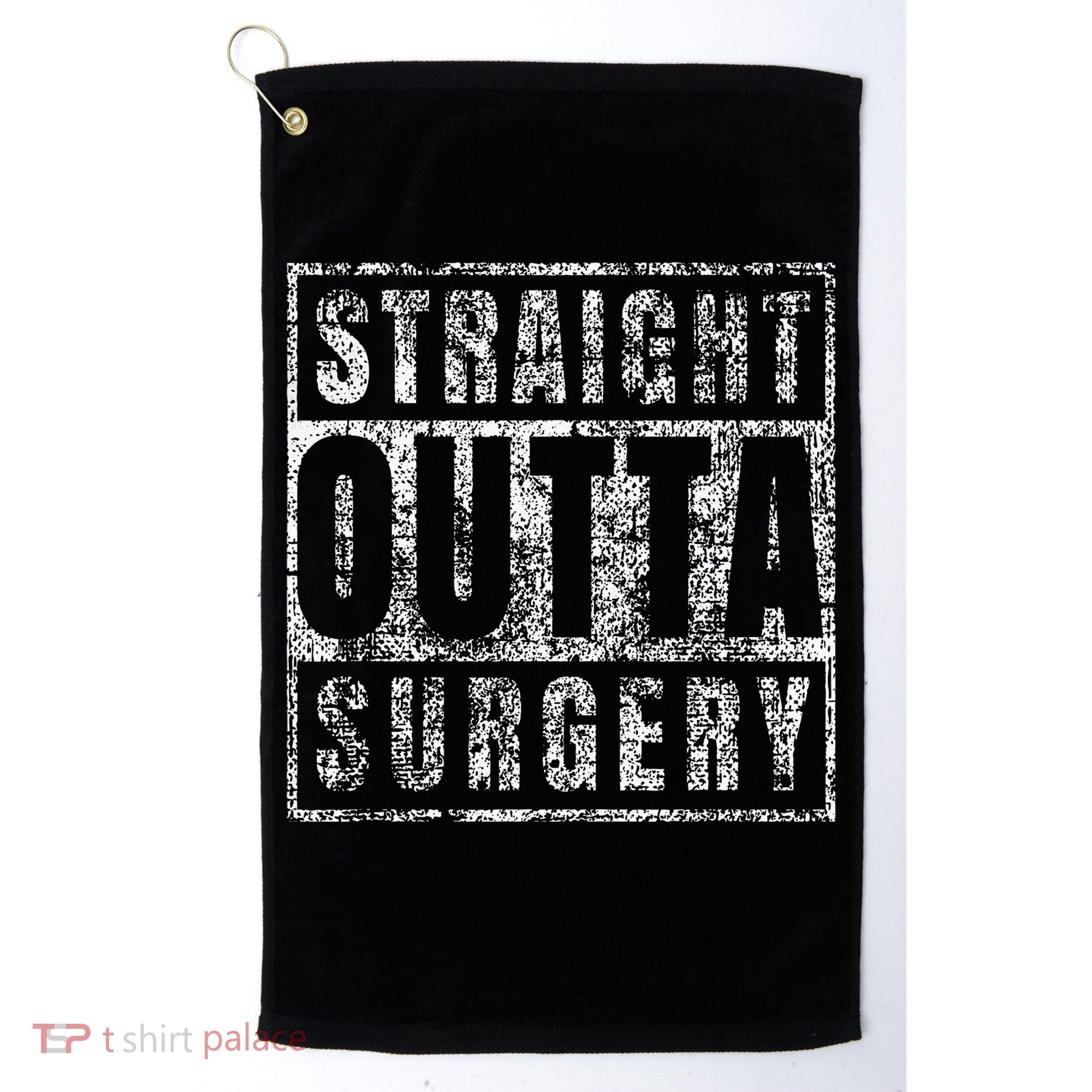 Get Well Soon Gifts Post Surgery Funny Straight Outta Golf Towel