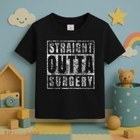 Get Well Soon Gifts Post Surgery Funny Straight Outta Toddler T-Shirt thumb 3