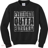 Get Well Soon Gifts Post Surgery Funny Straight Outta Kids Sweatshirt thumb 0