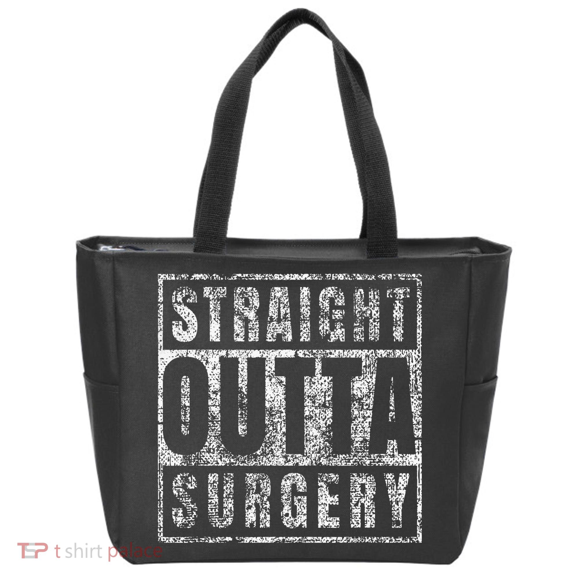 Get Well Soon Gifts Post Surgery Funny Straight Outta Tote Bag