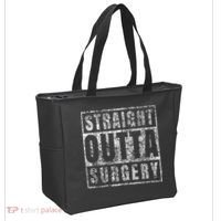 Get Well Soon Gifts Post Surgery Funny Straight Outta Tote Bag thumb 2