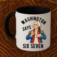 Geroge Washington Says 6-7 Coffee Mug thumb 2