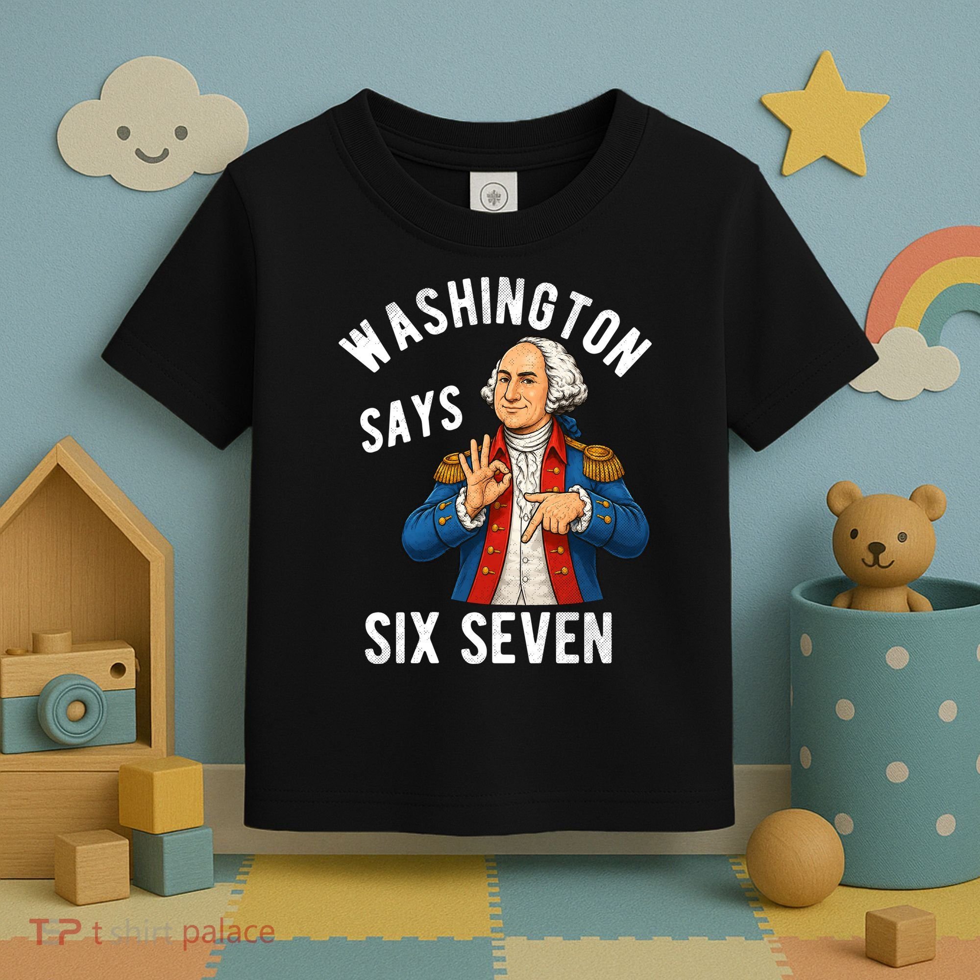 Geroge Washington Says 6-7 Toddler T-Shirt