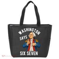 Geroge Washington Says 6-7 Tote Bag thumb 0