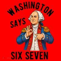 Geroge Washington Says 6-7 Santa Hat thumb 1