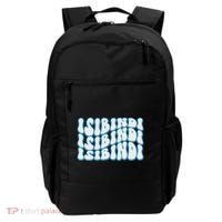 Groovy Wavy Style School Spirit Wear Backpack thumb 0