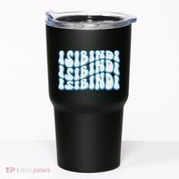 Groovy Wavy Style School Spirit Wear Tumbler thumb 0