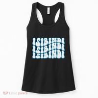 Groovy Wavy Style School Spirit Wear Women's Tank Top thumb 0