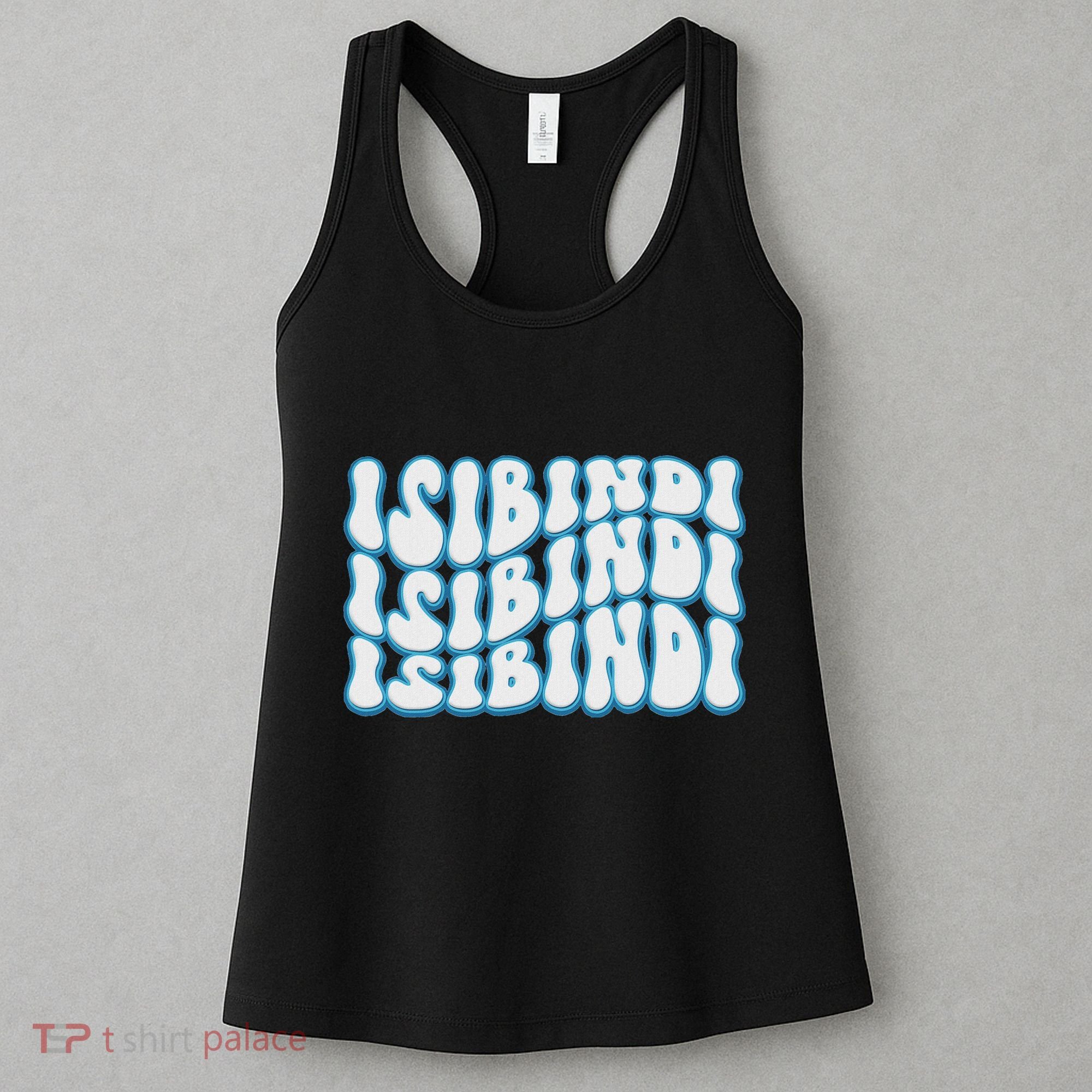 Groovy Wavy Style School Spirit Wear Women's Tank Top